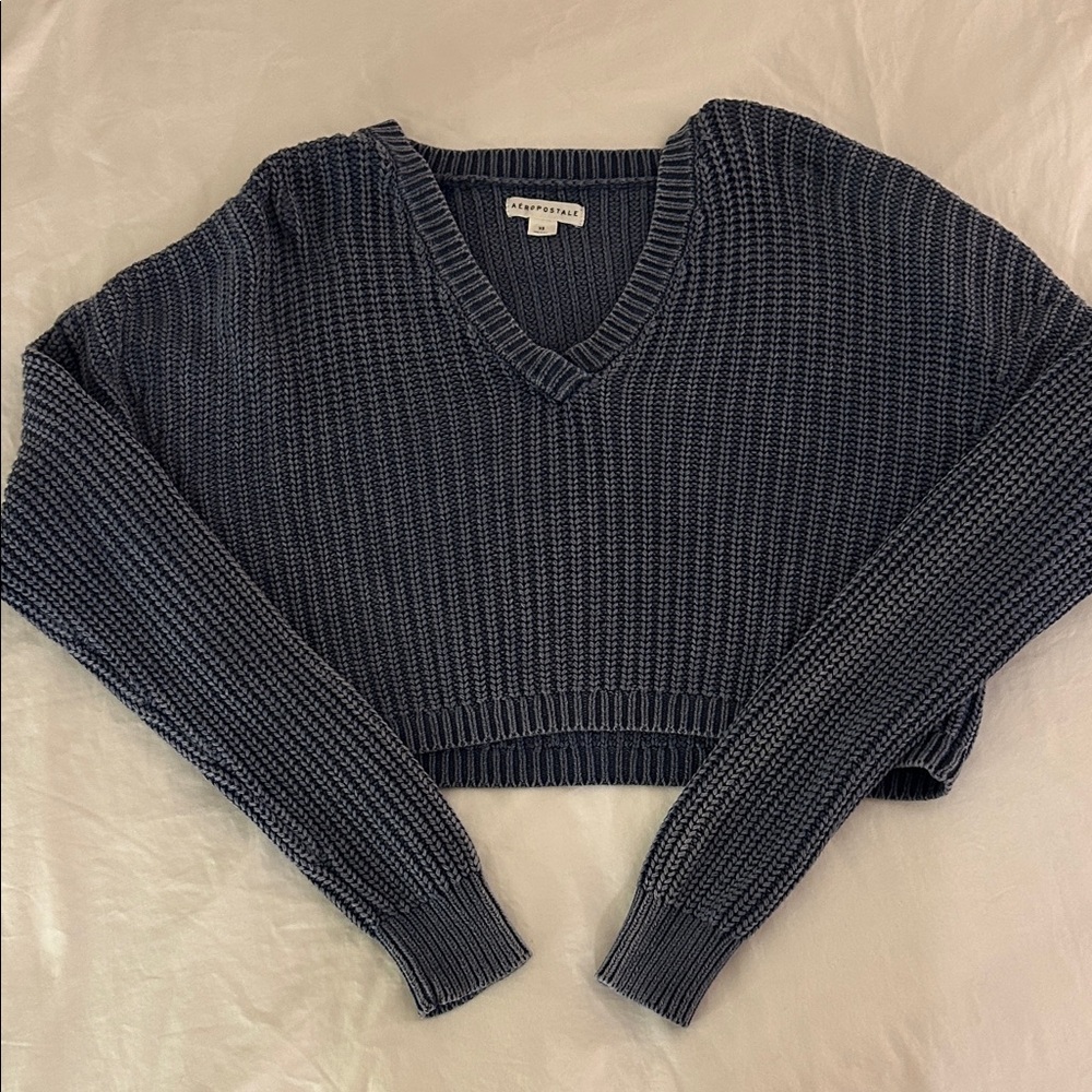 Aeropostale Cropped Knit Sweater